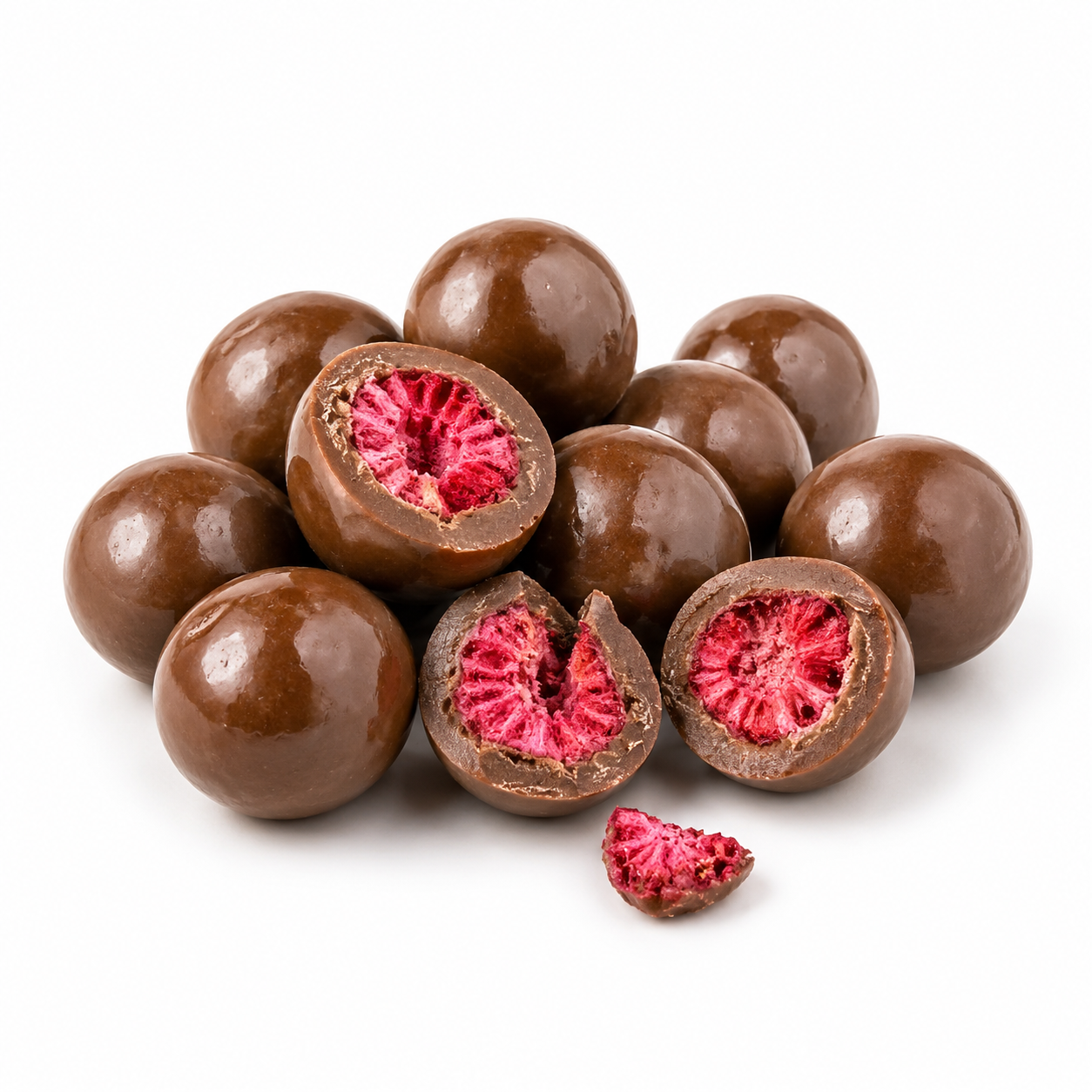 🆕 Milk Chocolate Freeze Dried Raspberries 🍓