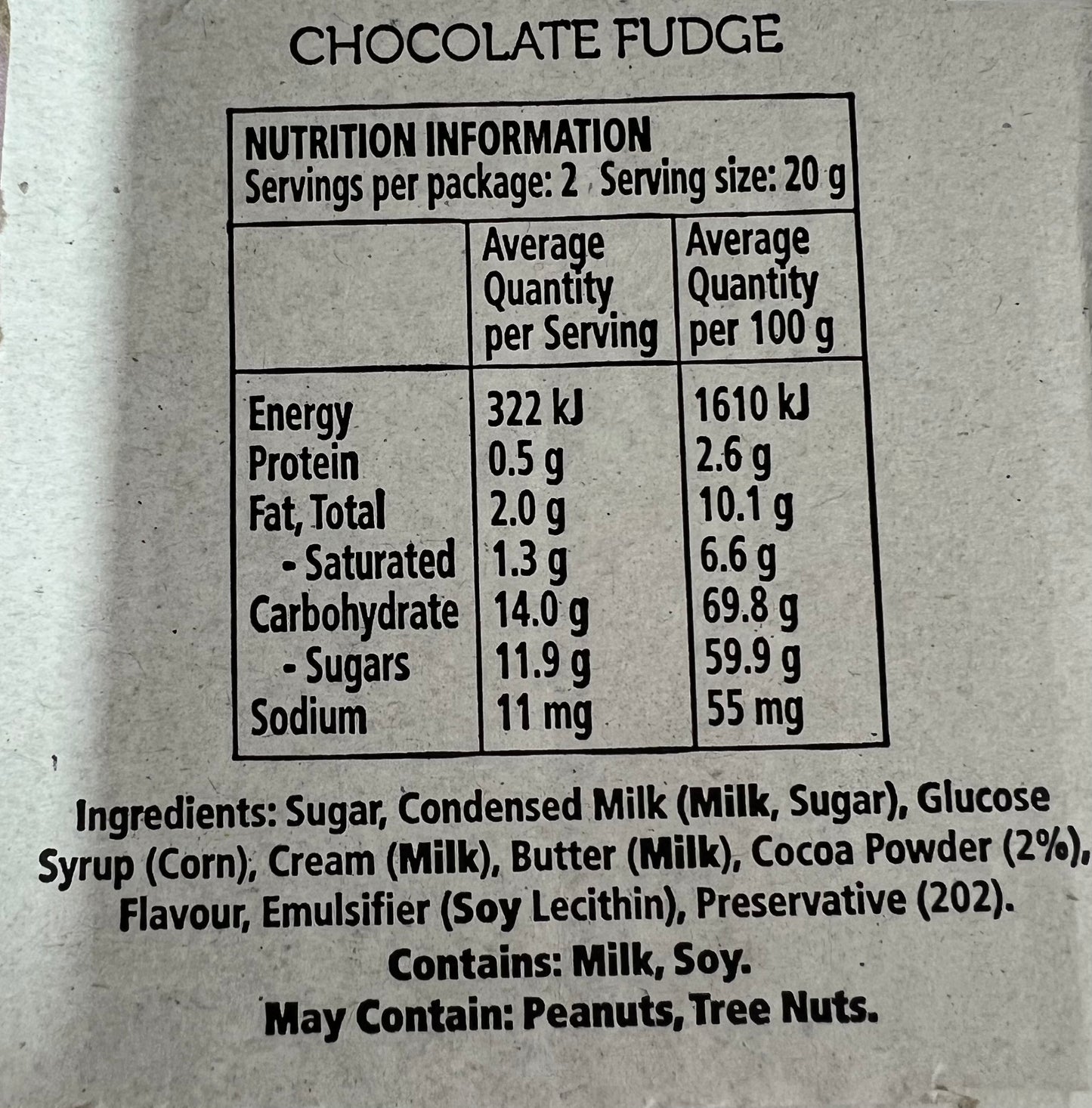 🆕 Byron Bay Chocolate Fudge
