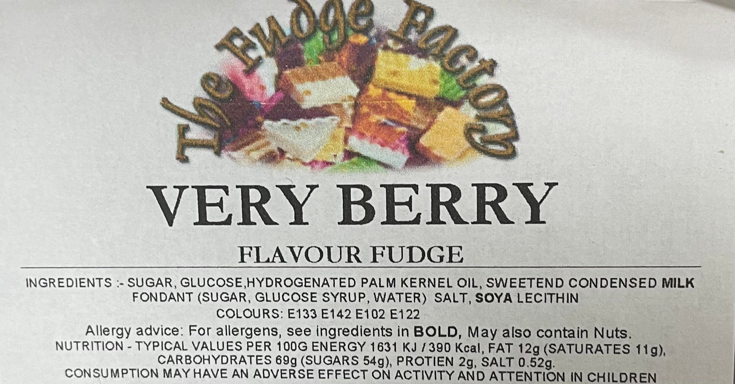🆕 Very Berry Fudge (UK) 🍫