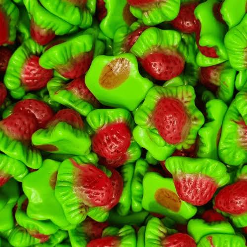 Jelly Filled Strawberries 🍓 2️⃣