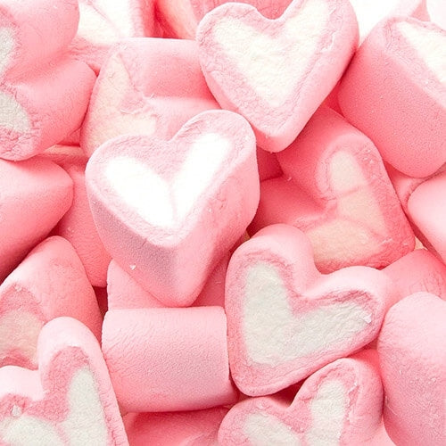 Pink Heart Marshmallows 🤍