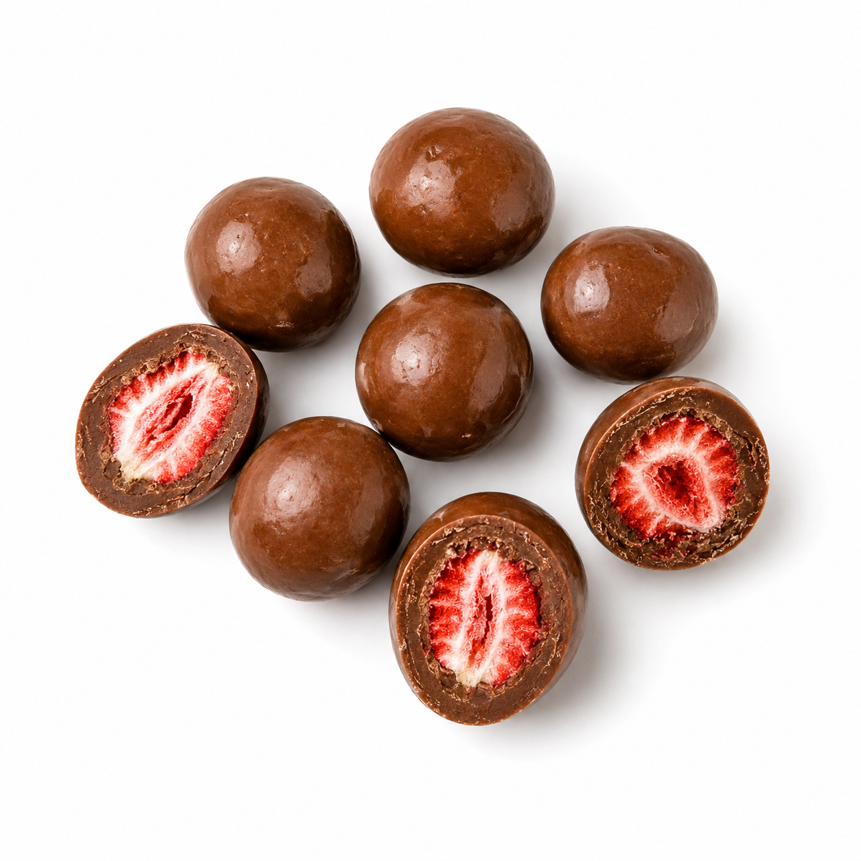 🆕 Milk Chocolate Freeze Dried Strawberries 🍓