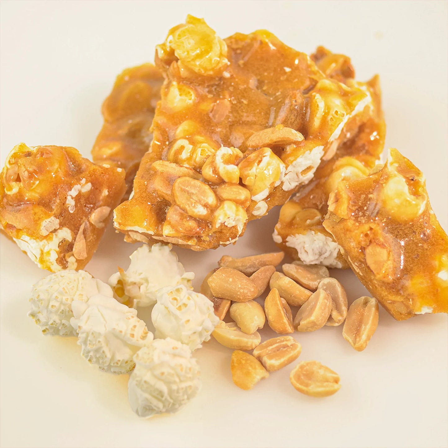 Popcorn Peanut Brittle 🍿